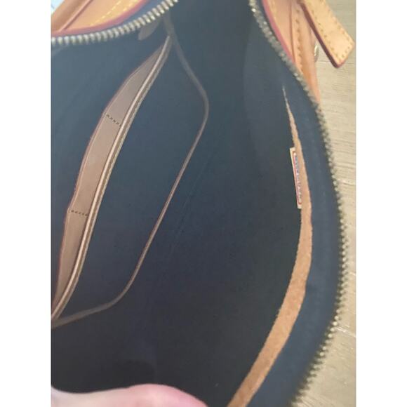 VTG Dooney & Bourke black canvas with tan leather - Picture 6 of 8